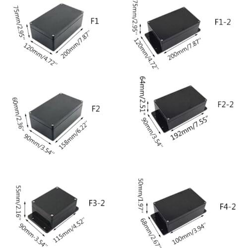 Outdoor DIY Monitoring Junction Box IP67 Waterproof Dustproof Enclosure Case Wiring Electrical Project Housing Terminal Multiple
