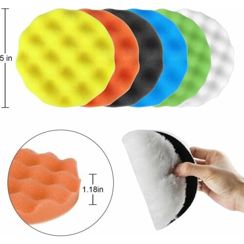New Arrival 9pcs Polishing Pad Kit Drill Adapter Woolen Buffer For Drill Polishing Machine Polishing Pads Dropshipping Hot Sale