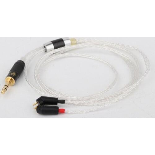 Preffair 5N OCC Silver Plated Headphone Upgrade Cable for ER4P ER4B ER4S HiFi Cable 2Pin Plug