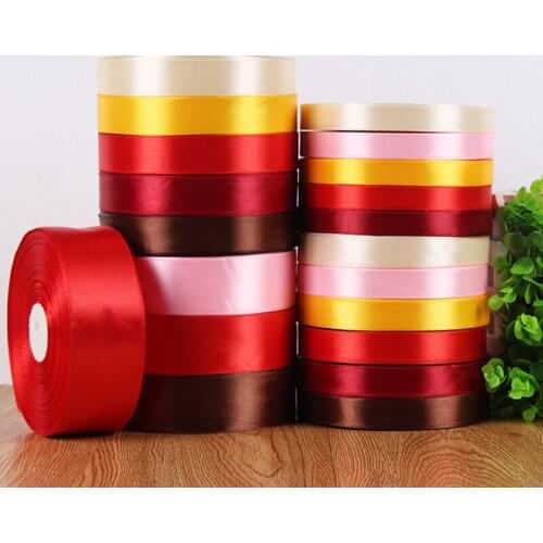 180Meters 2cm Silk Satin Ribbon Wedding Party Decoration Invitation Ribbons Card Gift Wrapping Scrapbooking Supplies Wholesale