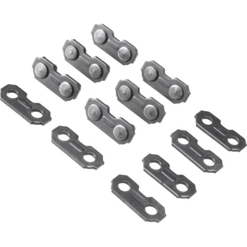 6Pcs Stainless Steel Chainsaw Chain Joiner Link Chain Joint For Joinning 3/8 .063 Chains For Woodworking Chainsaw Parts