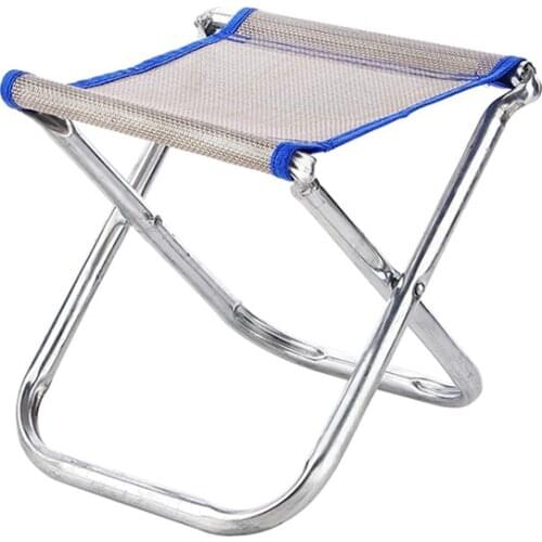 Outdoor Camping Stool, Folding Chair L /S Size Portable Household Stool for Camping Fishing Hiking Gardening and Beach