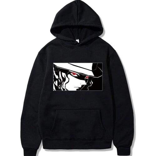 Muzan Kibutsuji Eyes Demon Slayer Hoody Japanese Anime Men Hoodies Casual Loose Sweatshirt Unisex