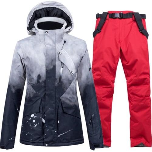 Outdoor Sports Snow Jackets and Pants Hot Ski Equipment Snowboard Jacket Trousers Ski Suit for Men Women Winter Warm Waterproof