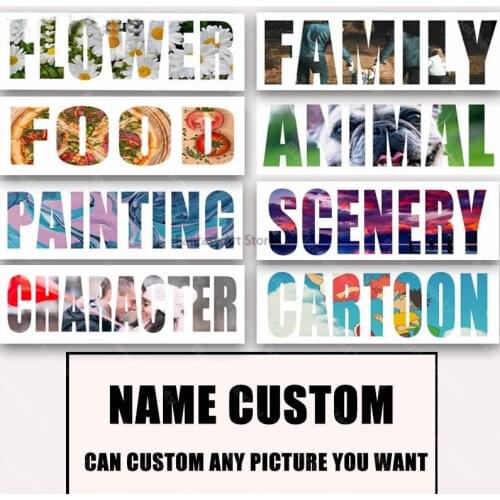 Name Custom Flower Letter Diamond Painting Full Diamond Diamond Embroidery Cross Stitch Baby Children Wall Room Decoration Gift