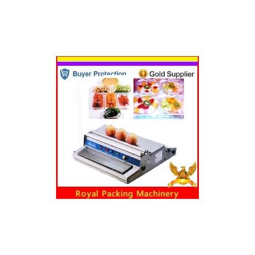 Best price Stainless steel cling film sealing machine,Food fruit vegetable fresh film wrapper, cling film sealer packaging
