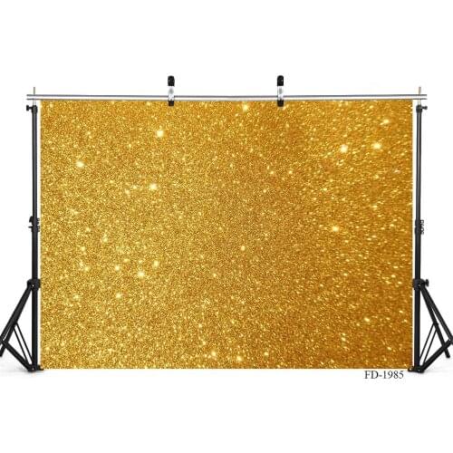 Gold Glitters Party Photographic Backgrounds for Photo Studio Portrait Children Baby Shower Vinyl Photo Backdrops Photo Shooting
