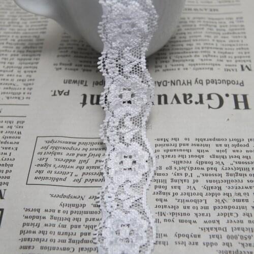 Clearance 160 yards 23mm width light blue elastic Lace trim sewing/garment/clothes accessories C09