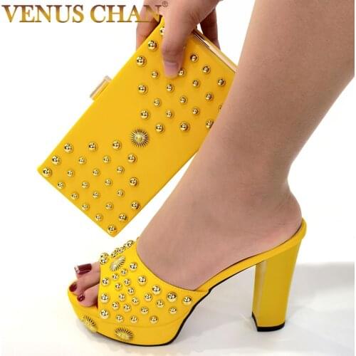 Women Sandals 2021 Fashion Women Pumps Shoe Summer Shoes For Women Footwear Shoes Rivet Design High-Heeled Shoes and Bag Set