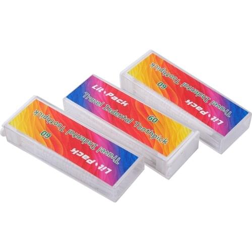 Lit Pack New Travel Plastic Double Heas Toothpick Interdental Toothpick Oral Care