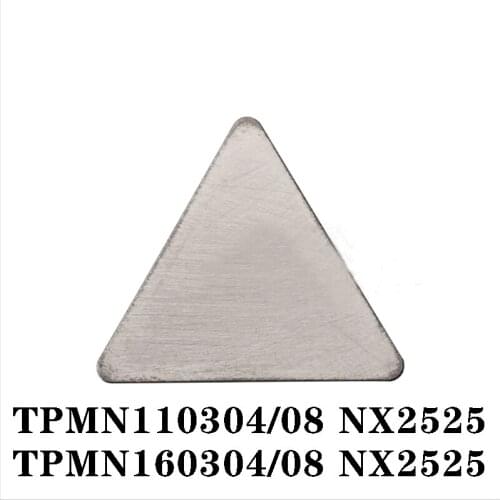 100% Original TPMN TPMN110304 NX2525 TPMN110308 TPMN160304 TPMN160308 10pcs CNC lathe Insertion Carbide Insert High Quality