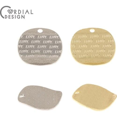 Cordial Design 100Pcs 18*18MM Jewelry Accessories/Hand Made/Round Shape/Wave Design/Jewelry Findings Components/DIY/Pendant