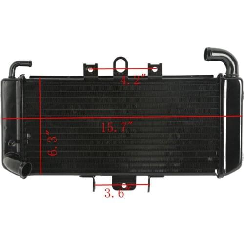 Motorcycle Radiator Cooler Aluminum For YAMAHA FZS600 FZ600 FAZER 1998-2003 99 00 01 02 New