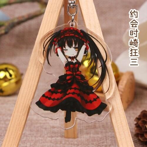 Animation acrylic double-sided key hanging key buckle different world dragon maid Huinightsword God domain dating battle