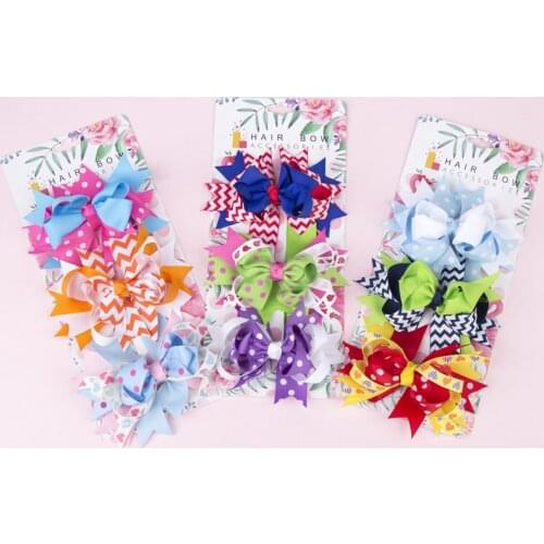 3 pcs/lot Fine Color Kid Hair Clips Baby Ponytail Girl Hair Clip Children Set Hairpin Girls Bows Hairclip Women Hair Accessories