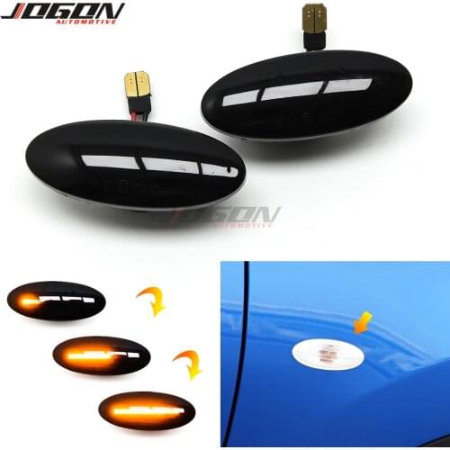 Dynamic Turn Signal Side Marker Fender Light For Nissan Qashqai J10 Juke Leaf Micra K13 Cube Note E11 Dualis March X-Trail t31