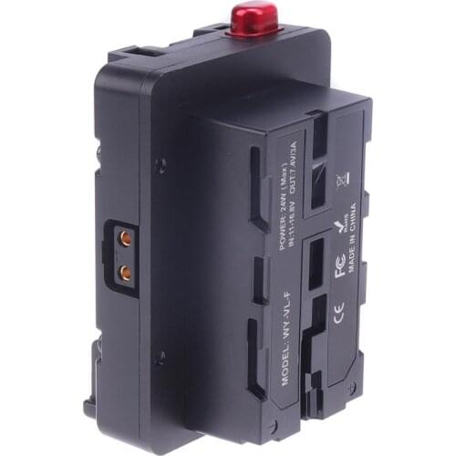 V-Lock D-tap Battery Plate Adapter V Mount Plate for Sony NP-F Battery Monitors Cameras