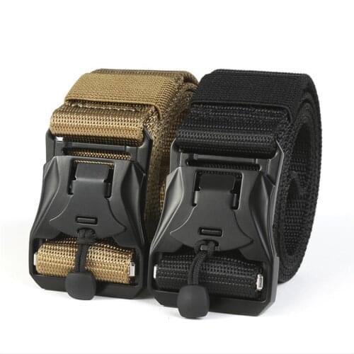 Ke Meiqi Multifunctional Magnetic Buckle Tactical Belt Male Army FanOutdoor Canvas Belt Special ForcesTraining Nylon BeltUnisex