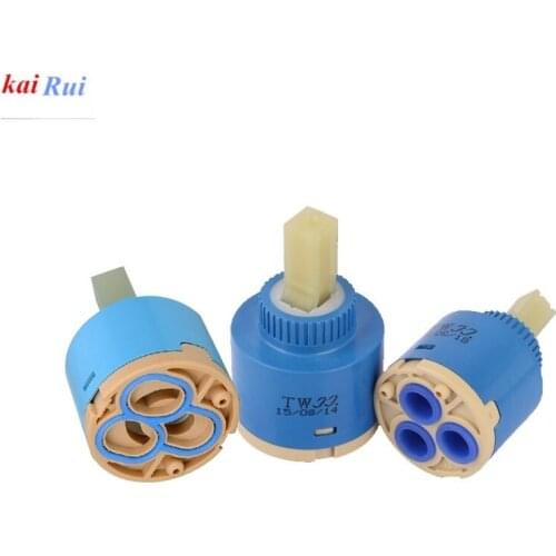 2pcs 25mm 30mm 35mm 40mm Ceramic Replacement Cartridge Water Mixer Tap Inner Control Faucet Valve