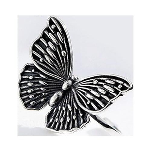 Boho Butterfly Rings For Women Wedding Vintage Finger Ring Knuckle Female Bohemian Charm Jewelry Gifts