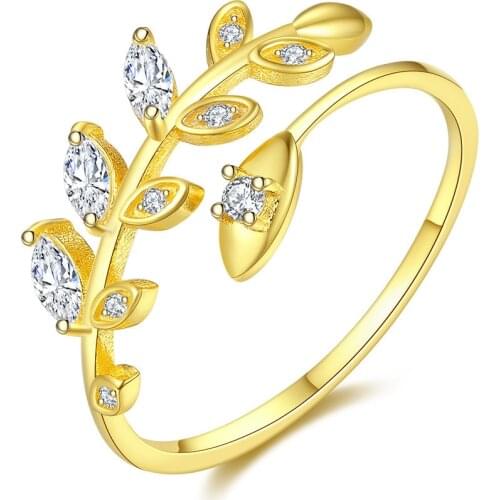 Resizable Band Fine Jewelry 925 Sterling Open Adjustable Jewelry Wedding Rings for Women Sterling Silver Female Ring Natural New