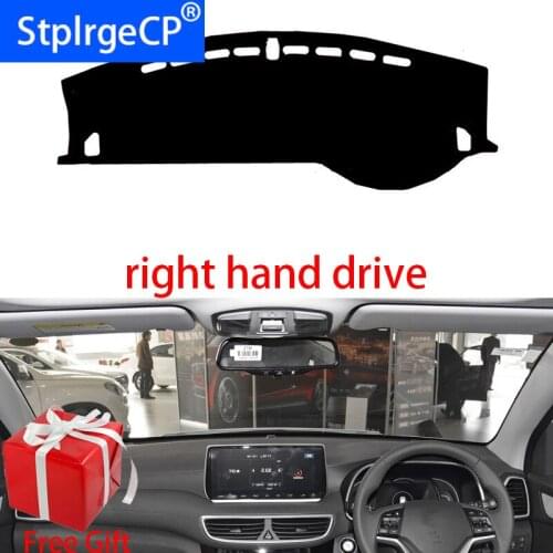 Car Dashboard Cover Mat for Hyundai Tucson IX35 2019 Right Hand Drive Dashmat Pad Dash Mat Covers Dashboard Accessories