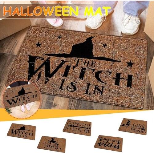 Halloween Door Mat Indoor Entrance Indoor Doormat Front Door Mat Non Slip Halloween Doormat Rug Indoor Outdoor Non Slip Doormat