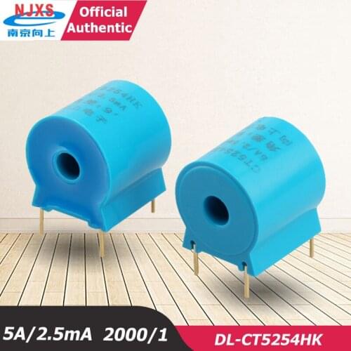 Micro AC Current Transformer Sensor DL-CT5254HK 2000:1 5A 2.5mA Pin Type PCB Mount Current Transformer Manufacturer