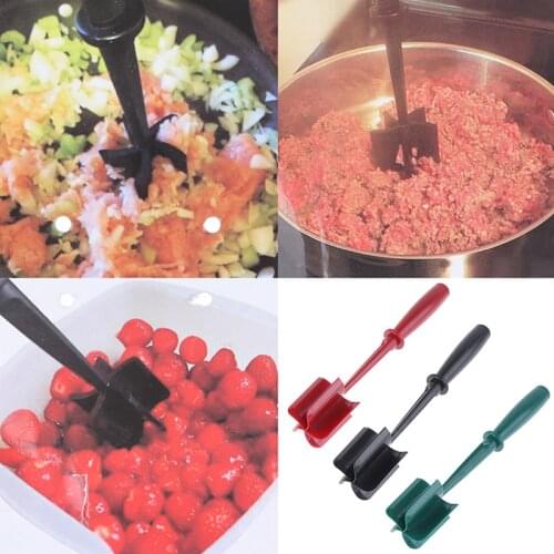 Multifunctional Heat Resistant Meat Masher Hamburger Chopper Ground Meat Chopper