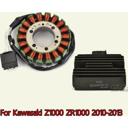 Motorcycle Regulator Rectifier Engine Parts Generator Magneto Stator Coi For Kawasaki Z1000 ZR1000 ZR 1000 2010 2011 2012 2013