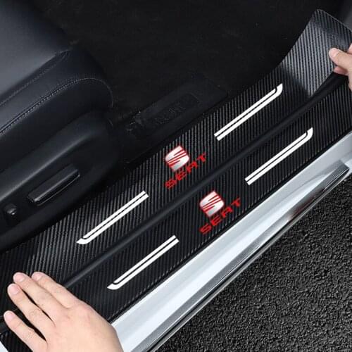 For Seat Leon 5f Ibiza 6lAltea Mk3 Car Anti Collision Side Door Edge Rubber Bumper Protection Sticker Strip Automobiles Exterior