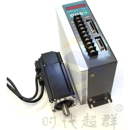 SD-60AEA04030 400W AC servo motor + driver 220V high speed motor motor set, torque 1.27N.M, speed 3000rpm, rated current 2.8A