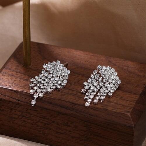 Stud earring, Korean fashion womens earrings, super flash quality jewelry 2020 new