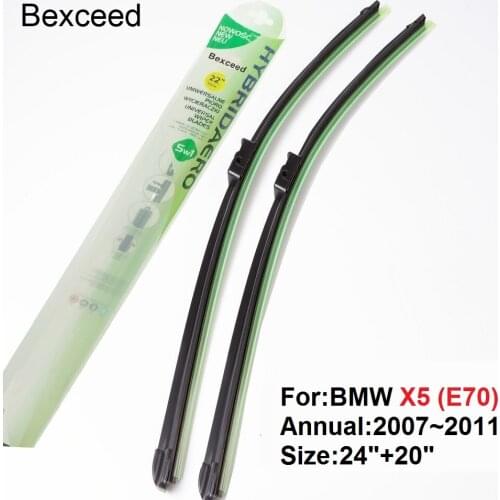 Wiper Blade for BMW X5 (E70) 24"+20" Bexceed of Wiper Car Windshield Windscreen 2007 2008 2009 2010 2011