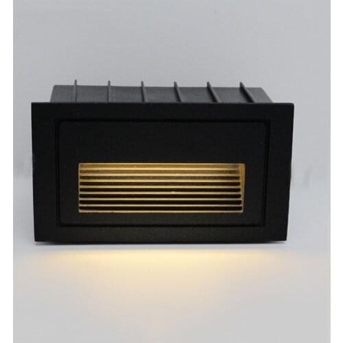 BEIAIDI Outdoor Waterproof Stair Step Light Garden Landscape Recessed LED Footlight Hotel Pathway Staircase Wall Corner Lamp