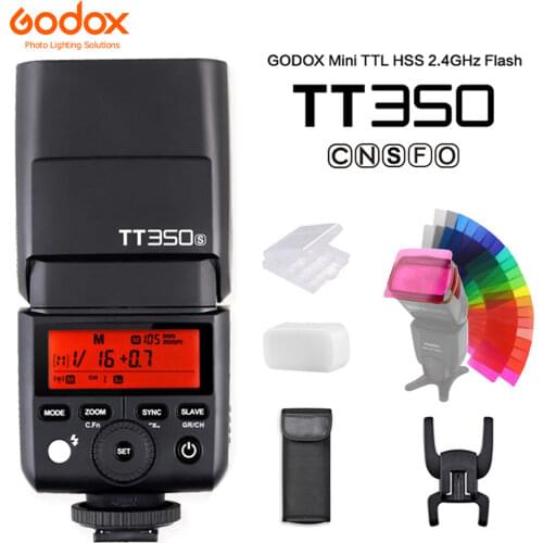 Godox TT350S 2.4G Wireless 1/8000S HSS Speedlight TTL Master& Slave Camera Flash Speedlite for Sony A77II A7RII A7R A58 A99 RX10