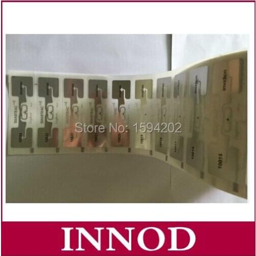 Fresh stock impinj chip long range DogBone RFID tags labels sticker of marathon complete timing system products