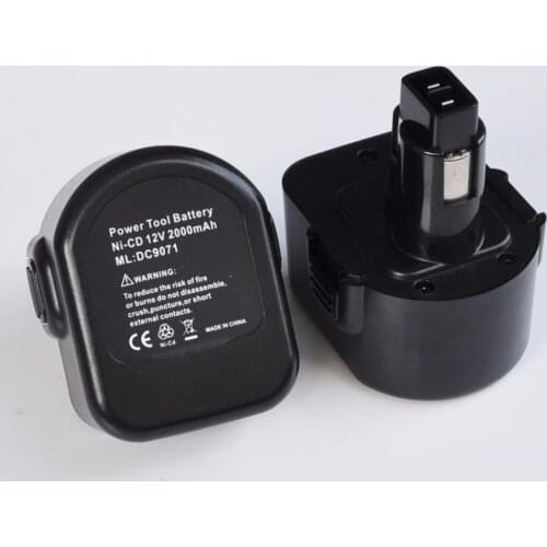 1-2PCS 12V Ni-MH Rechargeable Battery pack 3000mah for Black Decker cordless Electric drill screwdriver CD12CB CD12CB CD431