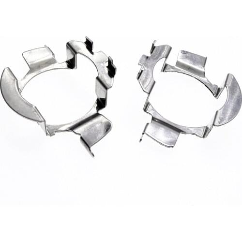 2 Pcs H7 LED Headlight Bulb Base Holder Adapter Socket High Quality Metal Auto Accessories For Mercedes-Benz BMW Audi Nissan VW