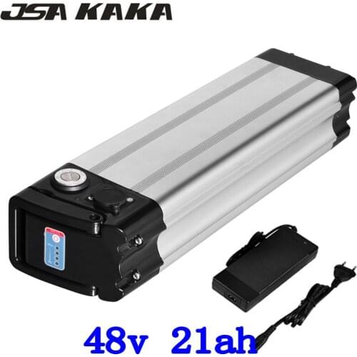 48v 21ah Bottom discharge Silver fish electric bike use for sanyo cell lithium ion battery with 30A BMS and 2A charger