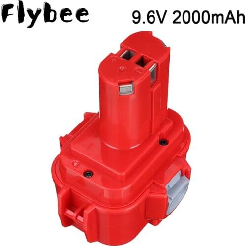 9.6V 2000mAh NI-CD Rechargeable Battery Pack Power Tool Battery Cordless Drill For Makita 9120 9122 PA09 6207D Ni-CD Bateria