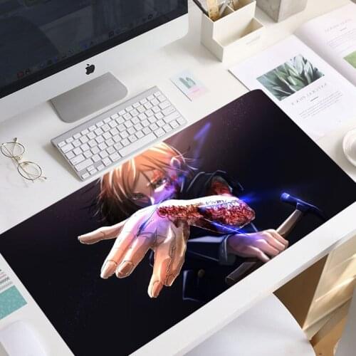 Anime Jujutsu Kaisen 90x40cm XL Locking Edge Large Gaming Mouse Pad Computer Gamer CS GO Keyboard Mouse pad manga mouse pad mat