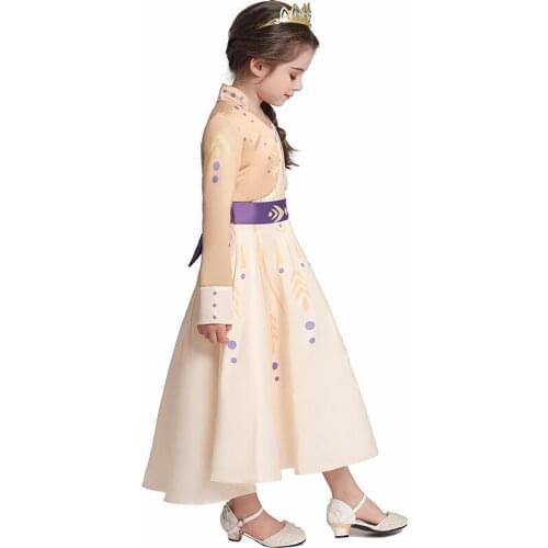 Children Gown Costume For Girl Birthday Party Clothing Vestidos Girl Dress Kids Halloween Prom Cosplay Princess Dresses