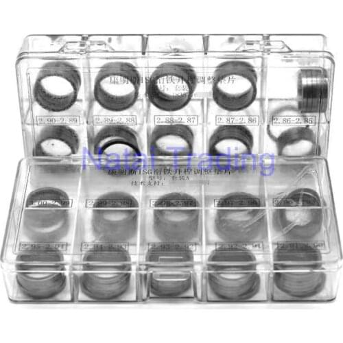 For Cummins injector ISG Armature lift adjusting shim 50pcs common rail injector gasket diesel injector washer repair tools