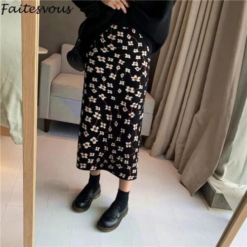 Faitesvous Women's Knitted Skirts
