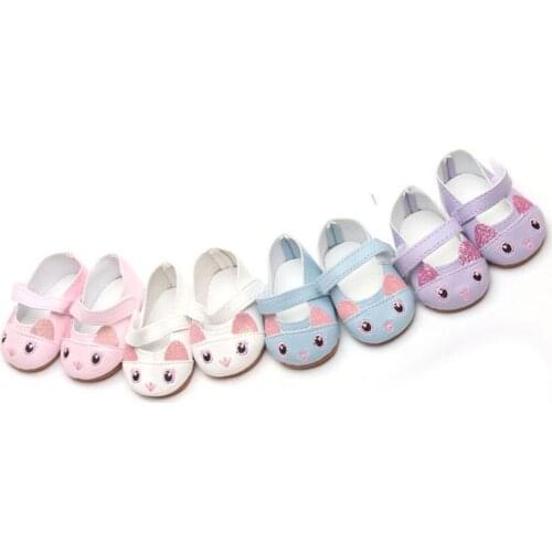 Toy Shoes For 16-18 Inch Female Doll And 40-43cm Baby Cute Baby Shoes Genera Toy Doll Doll Our Girl Born New Accessories Cl C4V1