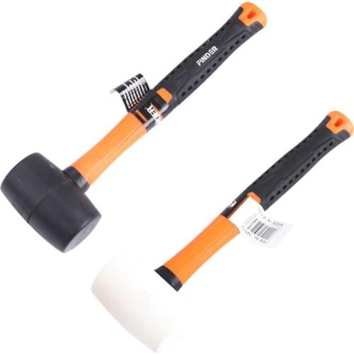 Wear-resistant Tile Hammer Rubber Hammer With Round Head And Non-slip Handle Home Fitment Tools For Tile Installation