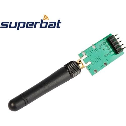 Superbat 433MHz 29mm *16mm RF Transceiver Module CC1101 Matched with Rubber Antenna Aerial 1.8V ~ 3.6V