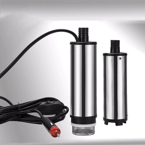 DC 12V 12l/min 38/51MM Electric Submersible Pump For Pumping Diesel Oil Water Fuel Transfer Pump Oil Suction Pump , 12 24 V Volt