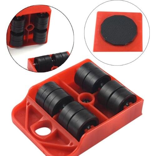 Moves Furniture Tool Transport Shifter Moving Wheel Slider Remover Roller Heavy